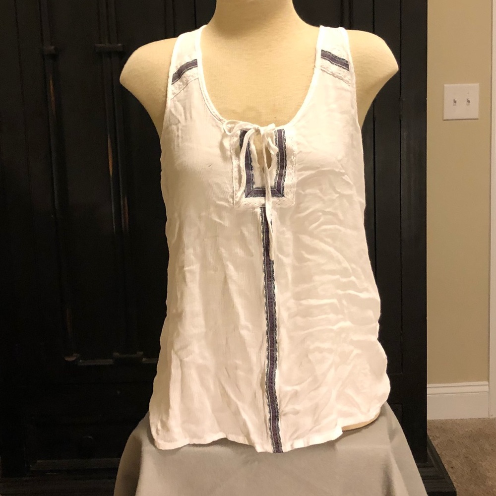 White tank top